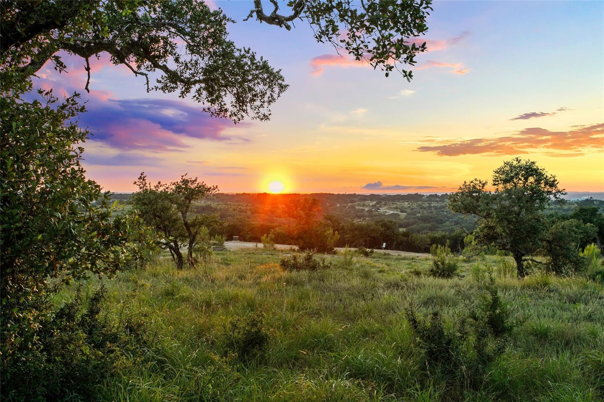 View Lot 6 Sunset View CT in STANTON VISTAS Lot 6 Sunset View CT - front exterior - Luxury lot in STANTON VISTAS, Johnson City, TX