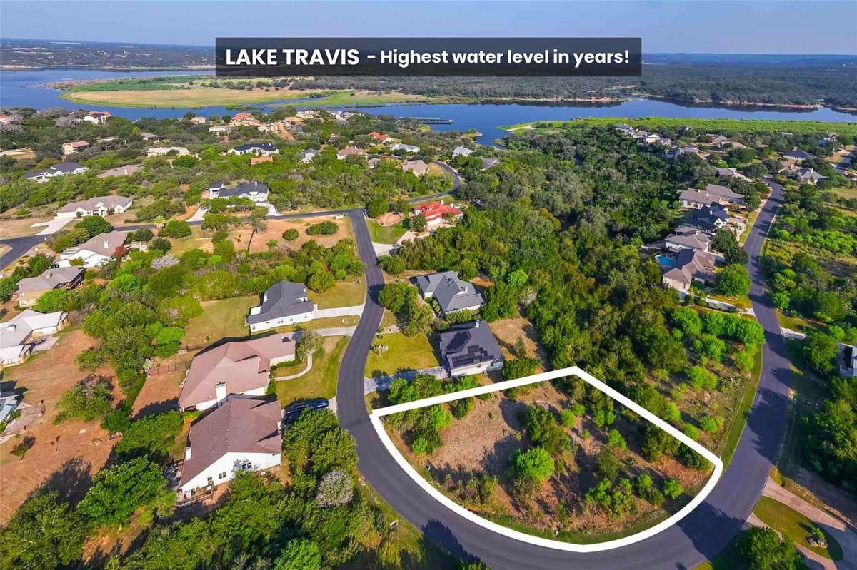 View Lot 64 Wesley Ridge Dr in The Point At Ridge Harbor Lot 64 Wesley Ridge Dr - front exterior - Luxury lot in The Point At Ridge Harbor, Spicewood, TX