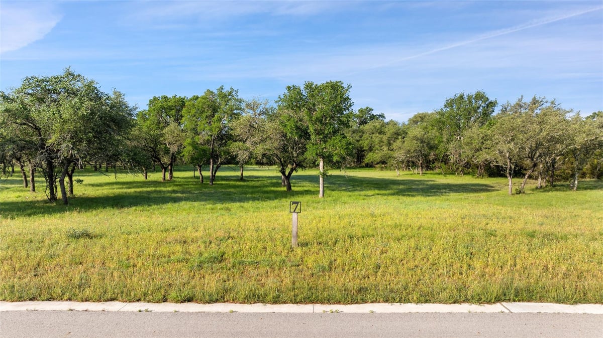 View Lot 7 Morning Dew Dr in Trinity Oaks Preserve Lot 7 Morning Dew Dr - front exterior - Luxury lot in Trinity Oaks Preserve, Round Mountain, TX