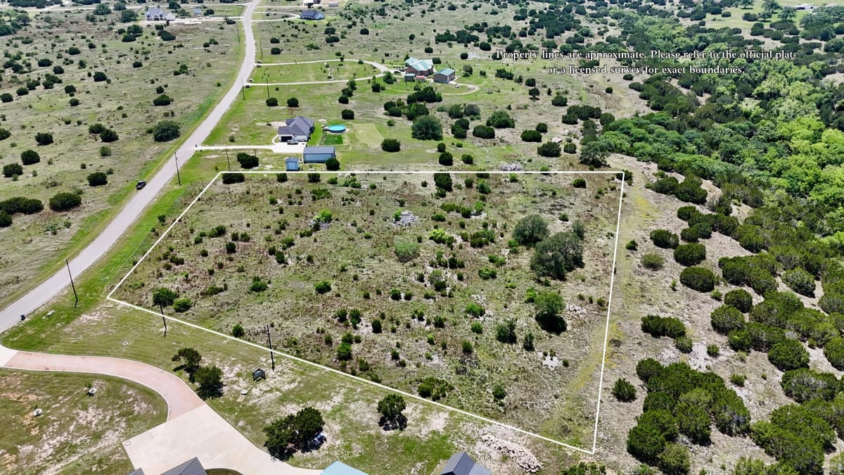 View Lot 77 Three Creeks Dr in Ranches At Canyon Creek Lot 77 Three Creeks Dr - front exterior - Luxury lot in Ranches At Canyon Creek, Bertram, TX