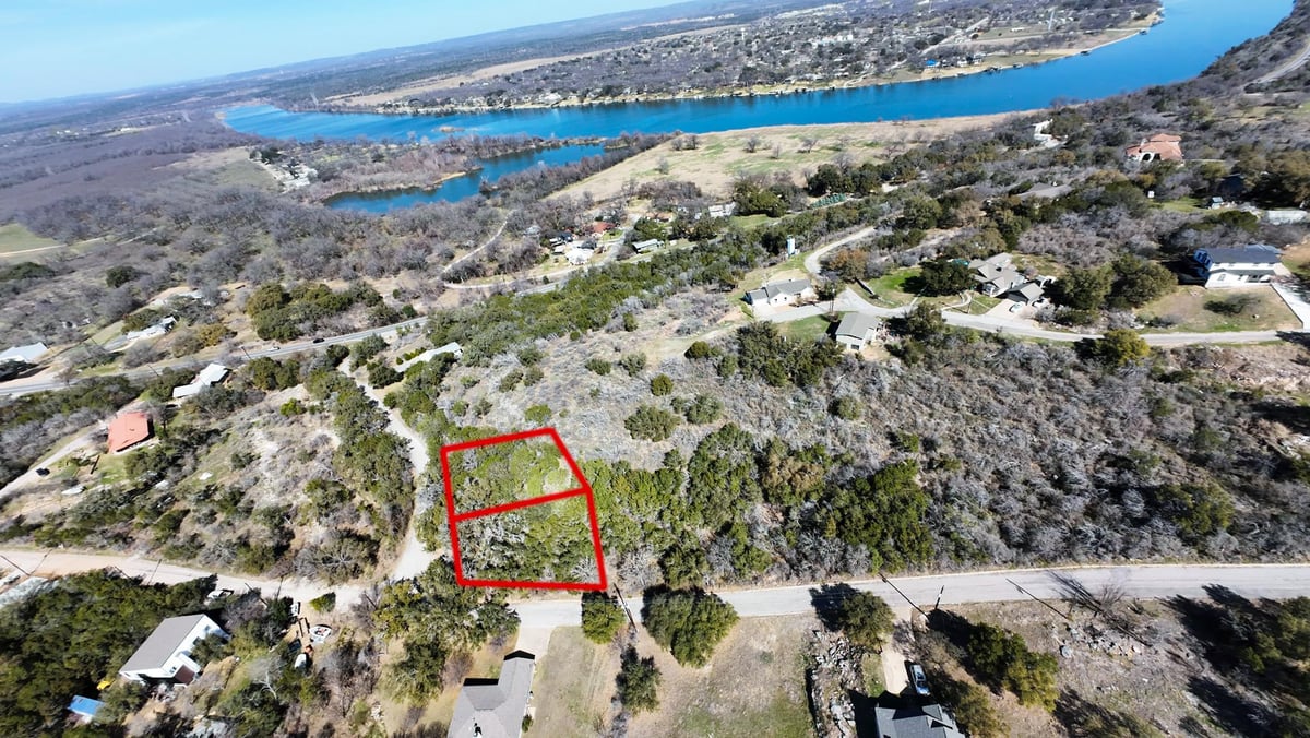 Lots 132 & 133 Creek DR - front exterior - Luxury lot in Channel Oaks Sec II, Horseshoe Bay, TX