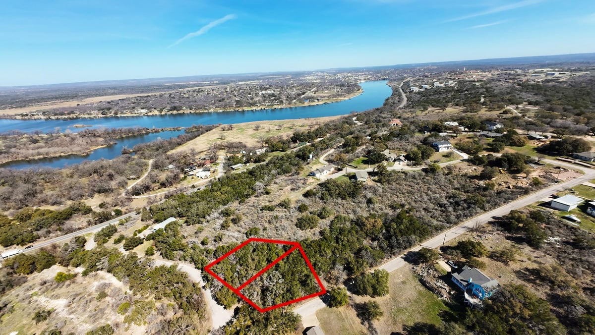 View Lots 132 & 133 Creek Dr in Channel Oaks Sec II Lots 132 & 133 Creek Dr - front exterior - Luxury lot in Channel Oaks Sec II, Horseshoe Bay, TX