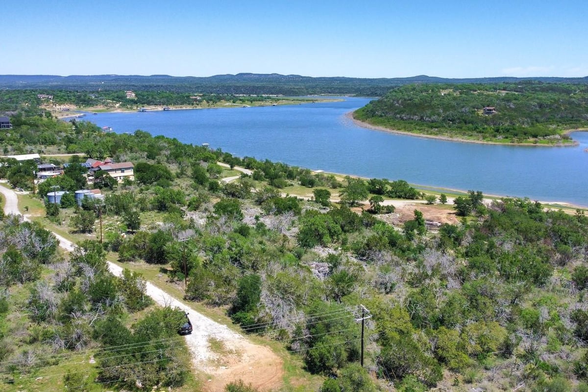 View Lots 35 & 36 Lakeside Dr in Lakeside Beach Lots 35 & 36 Lakeside Dr - front exterior - Luxury lot in Lakeside Beach, Spicewood, TX