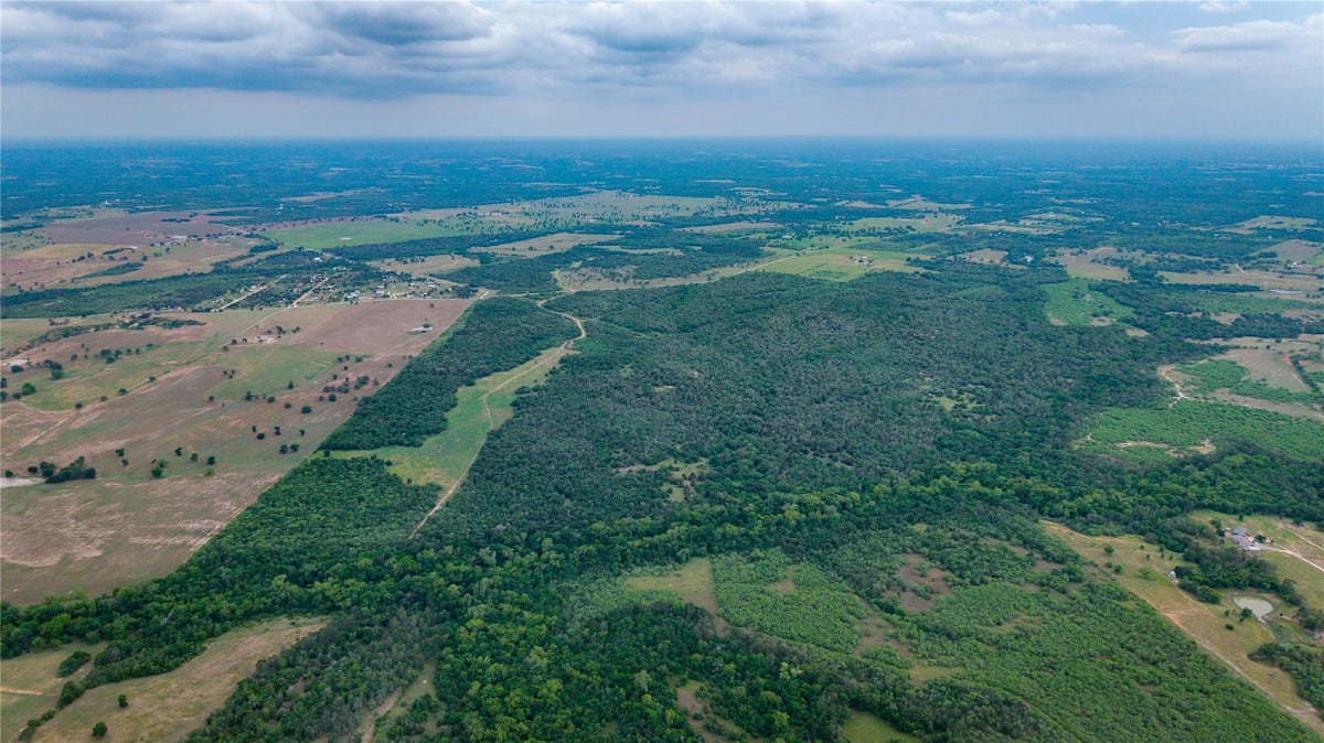 View TBD(1) Walter Hoffman Rd in Cedar Creek TBD(1) Walter Hoffman Rd, aerial view with large Central Texas acreage aerial, Cedar Creek, Cedar Creek, TX