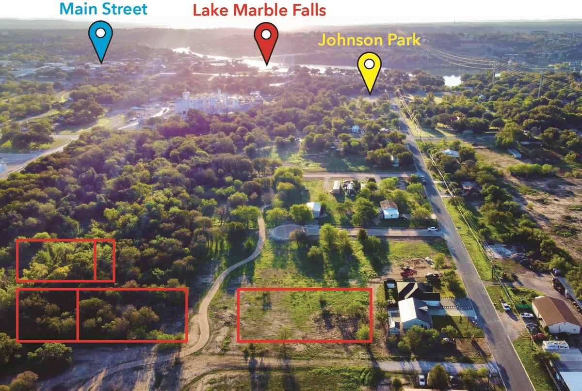 View Tbd Ave P & Q in Marble Falls Tbd Ave P & Q, photo 1 of 6, Marble Falls, Marble Falls, TX