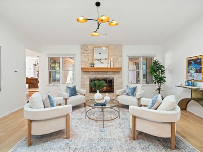 Living area at 1105 Deep Wood Dr - Round Rock, TX