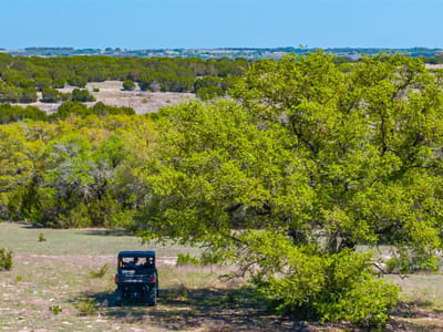 View with utility vehicle on ranch trail at 0 County Road 208 - Watson, TX