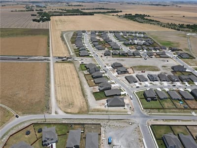 Aerial view with new construction development at 0  Cr 132 - Hutto, TX