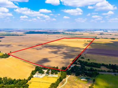 Aerial view - 00 FM 1660 Aerial view with large acreage property at 00 FM 1660 - Taylor, TX