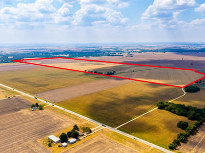 Aerial view - 00 FM 1660 Aerial view with Large scale agricultural property at 00 FM 1660 - Taylor, TX