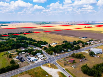 Aerial view - 00 FM 1660 Aerial view with aerial drone photography at 00 FM 1660 - Taylor, TX