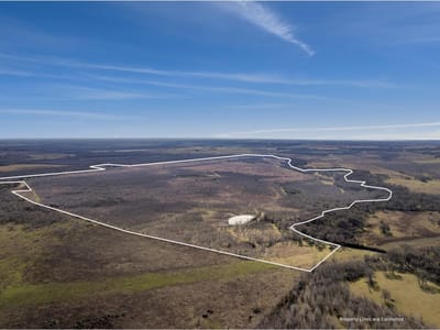 Aerial view - 00 Rolling Ridge RD Aerial view with Large acreage property at 00 Rolling Ridge RD - Lockhart, Lockhart, TX