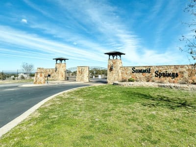Primary bedroom at 000 Bosque Trl - Summit Springs, Marble Falls, TX