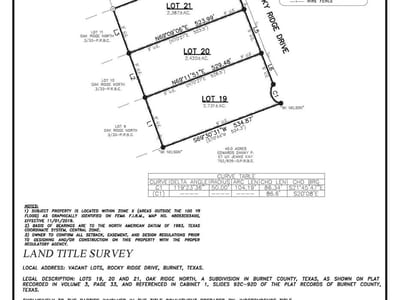 Primary bedroom at 000 Rocky Ridge Dr - Oak Ridge North, Burnet, TX