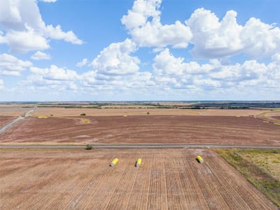 Aerial view with large agricultural tract at 000 Wells Ln - N/A, Manor, TX