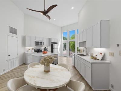 Living area at 1 Crystal Springs Ct Unit #G - 3 bed 4 bath home