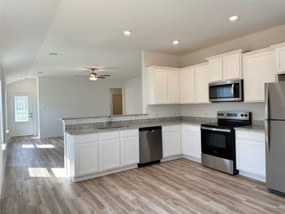 Living area at 100 Captain Dooley LN - 3 bed 2 bath home
