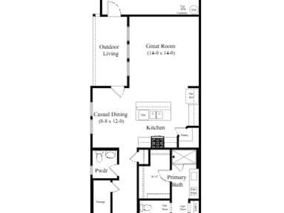 Kitchen at 100 Hartson DR - 3 bed 2 bath home