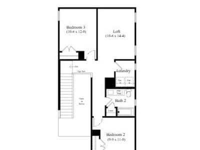 Primary bedroom at 100 Hartson DR - 3 bed 2 bath home