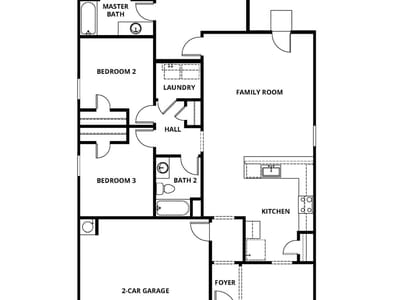 Living area at 100 Paria CT - 3 bed 2 bath home