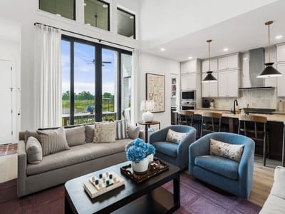 Living area at 100 Ribera DR - 4 bed 3 bath home