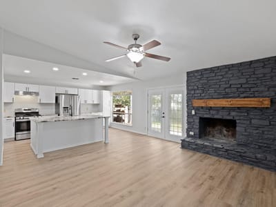 Primary bedroom at 10001 Woodglen Dr - 3 bed 2 bath home