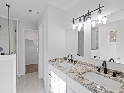 Bathroom at 10001 Woodglen Dr - 3 bed 2 bath home