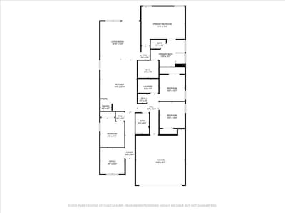 Primary bedroom at 1001 Dog Iron St - 4 bed 2 bath home