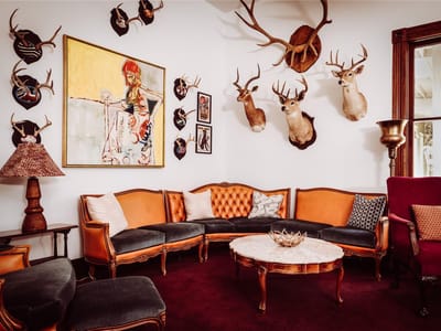 Primary bedroom at 1001 King Ct - The Antlers On Lake Lbj, Kingsland, TX