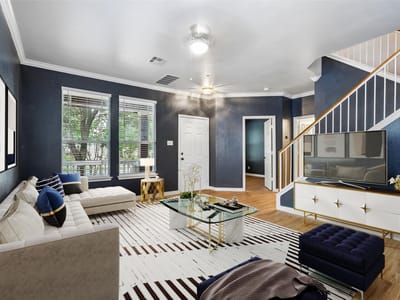 Living area at 1001 Monadale TRL - 4 bed 3 bath home