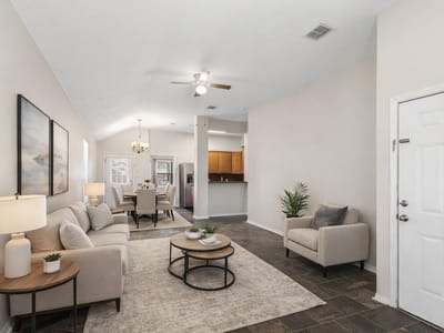 Living area at 1002 Copperas Bnd - 3 bed 2 bath home