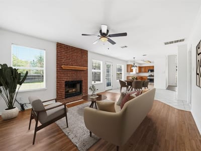 Primary bedroom at 1002 Dover Pass - 3 bed 2 bath home