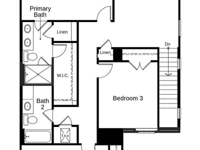 Primary bedroom at 1002 Golden ST - 4 bed 3 bath home