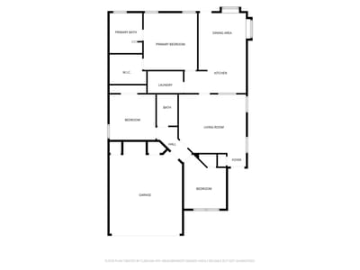 Primary bedroom at 1007 Aiken DR - 3 bed 2 bath home