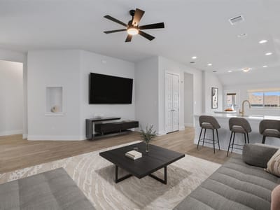 Living area at 101 Broken Oak DR - 3 bed 2 bath home