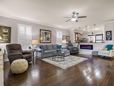 Primary bedroom at 101 Copperas Creek CV - 2 bed 2 bath home