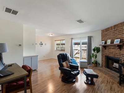 Living area at 101 S Clearday DR Unit #122 - 2 bed 1 bath home