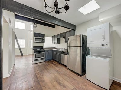 Primary bedroom at 1010 W 23rd ST Unit #2 - 2 bed 2 bath home