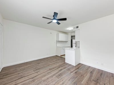 Primary bedroom at 1010 W 23rd ST Unit #5 - 1 bed 1 bath home