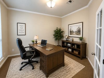 Living area at 1012 Wallin Farms CV - 3 bed 2 bath home