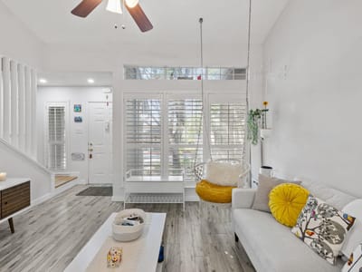 Primary bedroom at 1015 E Yager LN Unit #115 - 2 bed 2 bath home