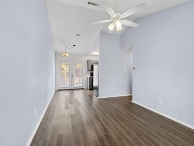 Living area at 1015 E Yager Ln  #179 - 1 bed 1 bath home
