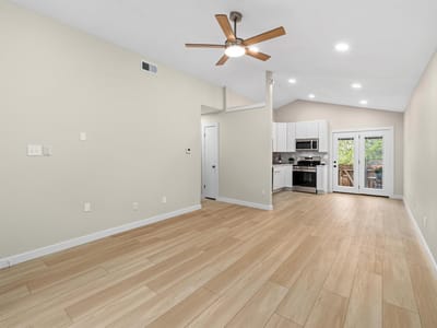 Primary bedroom at 1015 E Yager LN Unit #187 - 2 bed 2 bath home