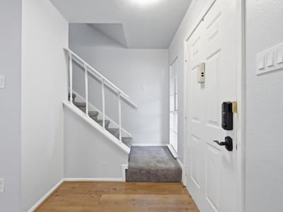 Primary bedroom at 1015 E Yager LN Unit #27 - 2 bed 1 bath home