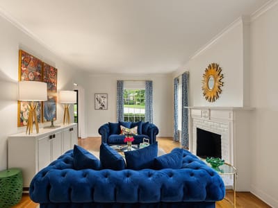Primary bedroom at 1015 Gaston Ave - 4 bed 3 bath home