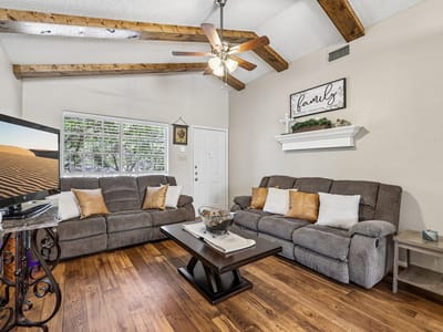 Living area at 1015 Yager LN Unit #184 - 2 bed 2 bath home