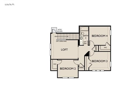 Primary bedroom at 1016 Smudge WAY - 4 bed 2 bath home