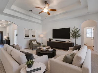 Living area at 1019 Powell ST - 3 bed 2 bath home