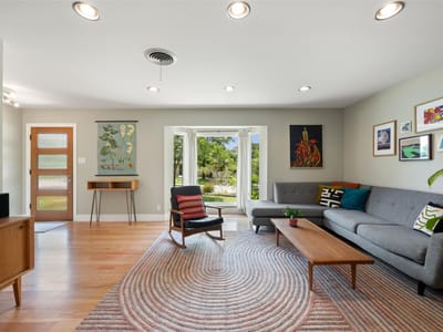 Living area at 102 E Crestland DR - 3 bed 2 bath home