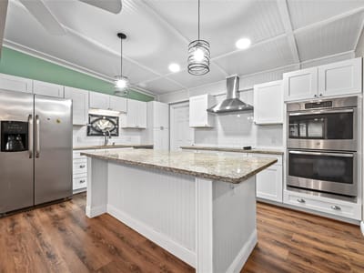 Primary bedroom at 102 Rivercrest St - 3 bed 3 bath home